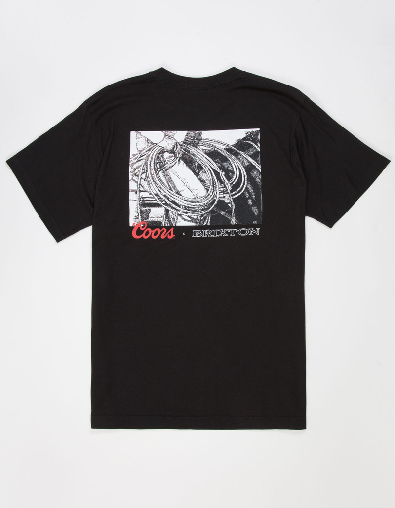 BRIXTON x Coors Range Mens Tee BLACK Tillys