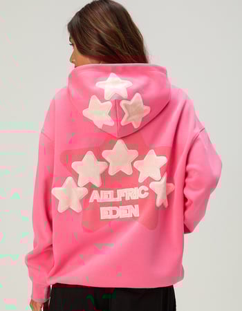 AELFRIC EDEN Colorful Star Womens Oversized Hoodie Primary Image