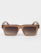 RSQ Translucent Flat Square Sunglasses image number 2