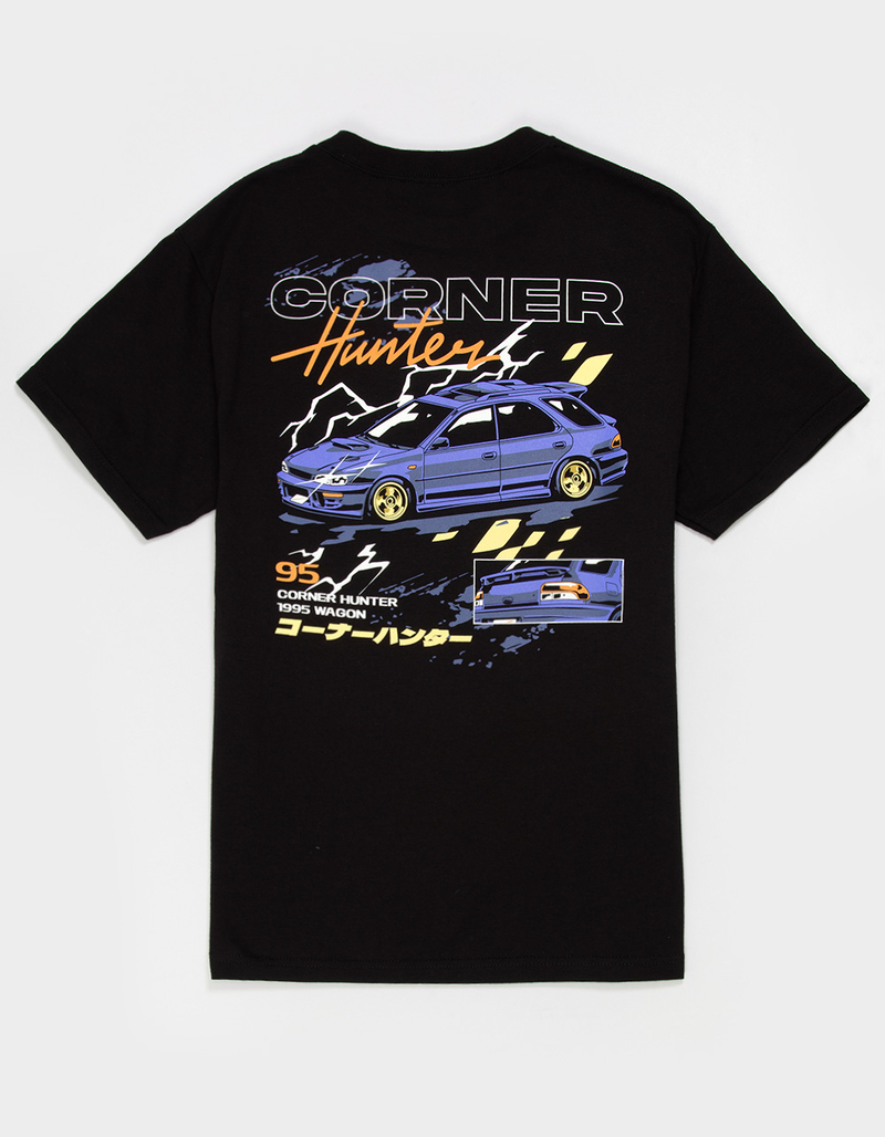 CORNER HUNTER Rally Wagon Mens Tee image number 0