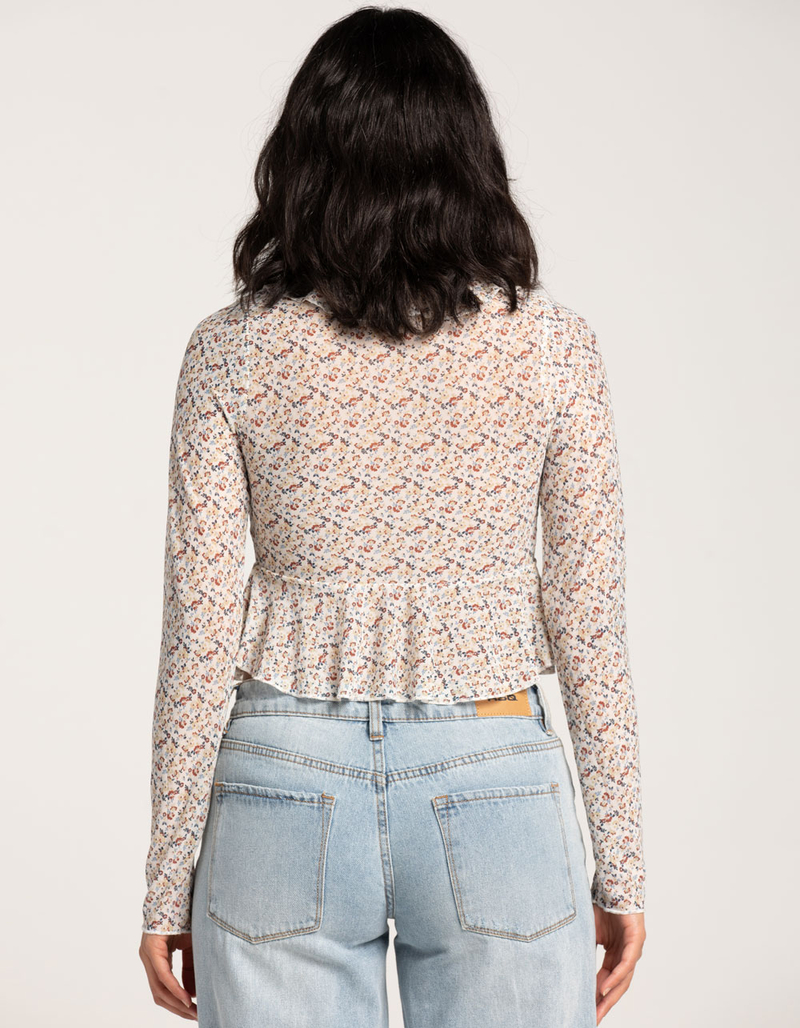 FULL TILT Ruffle Flyaway Womens Top image number 2