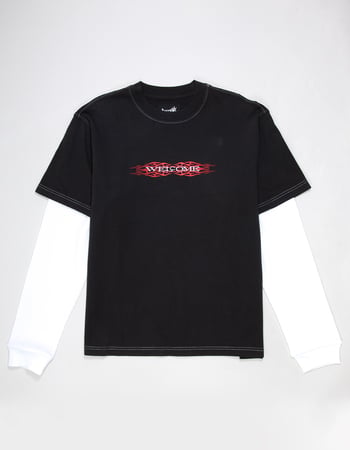 WELCOME SKATEBOARDS Brevity Mens Long Sleeve 2fer Tee Primary Image