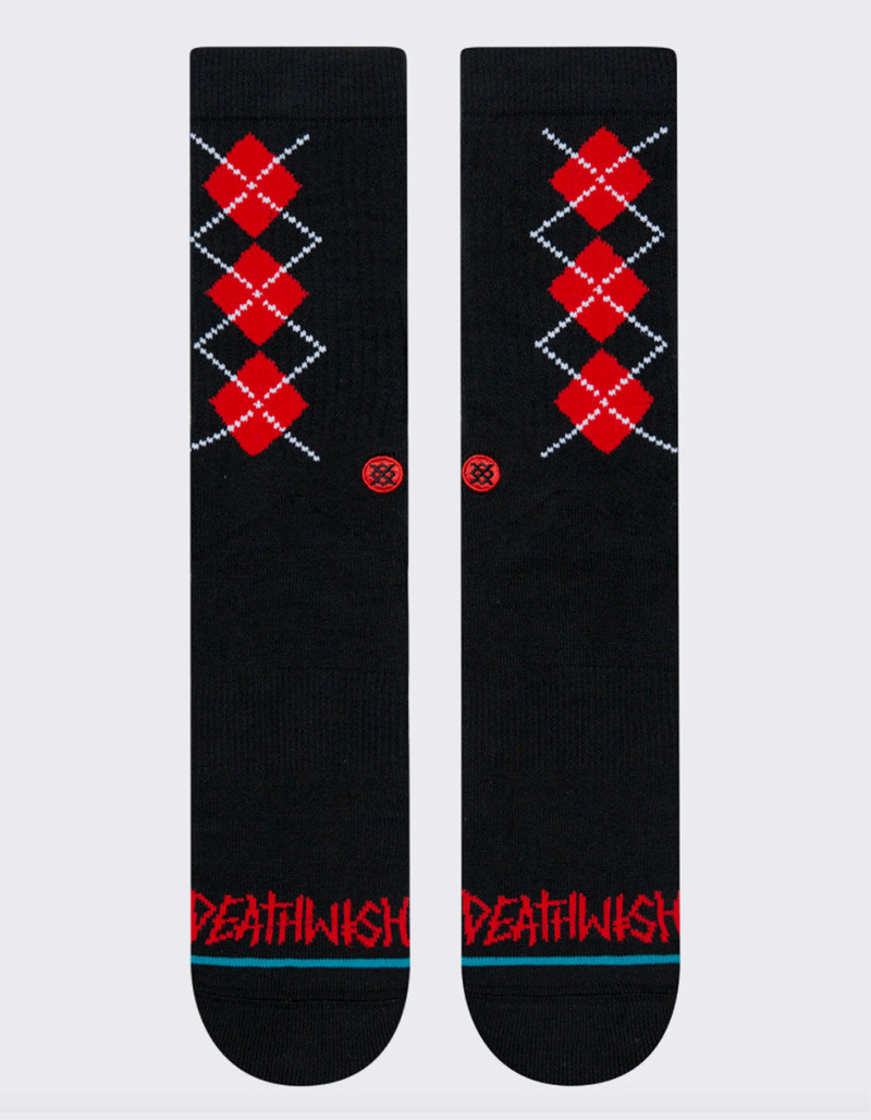 STANCE Death Wish Mens Crew Socks image number 1