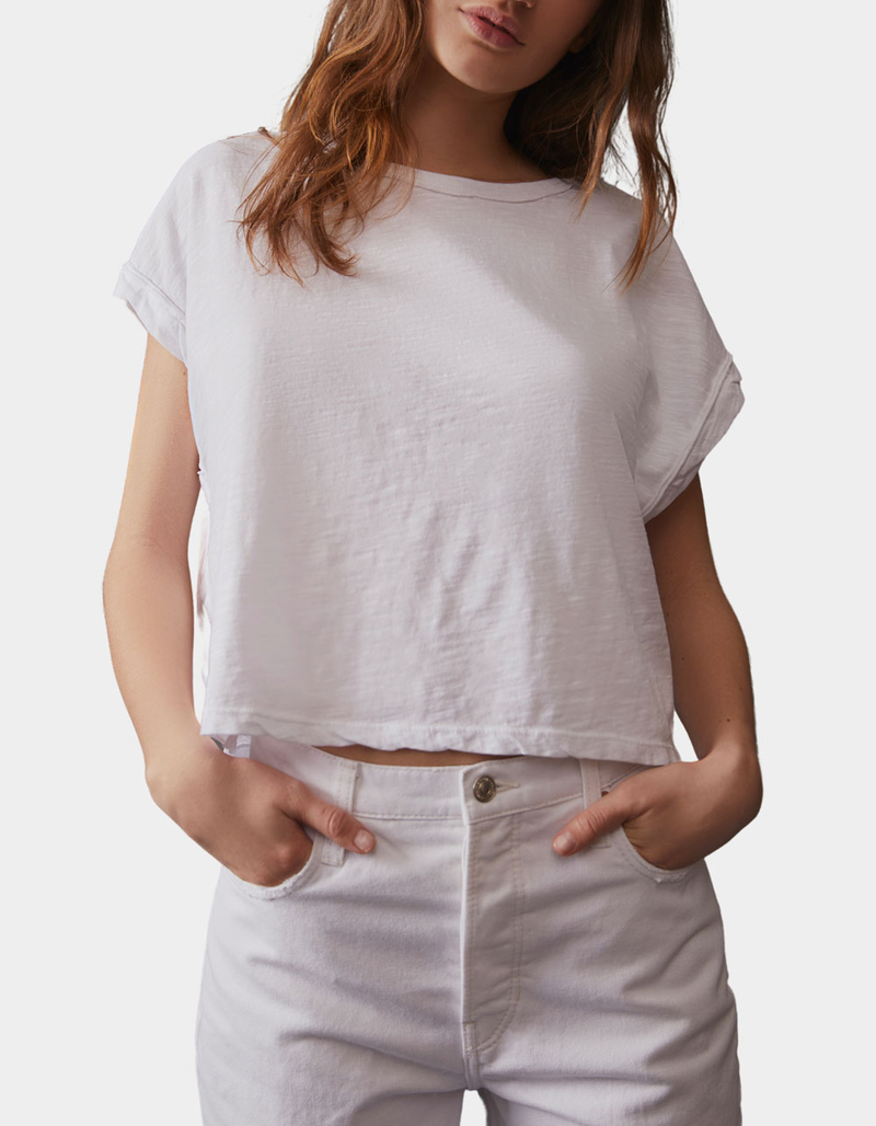 FREE PEOPLE You Rock Womens Tee image number 0