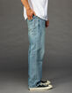 RSQ Mens Straight Medium Wash Denim Jeans image number 3