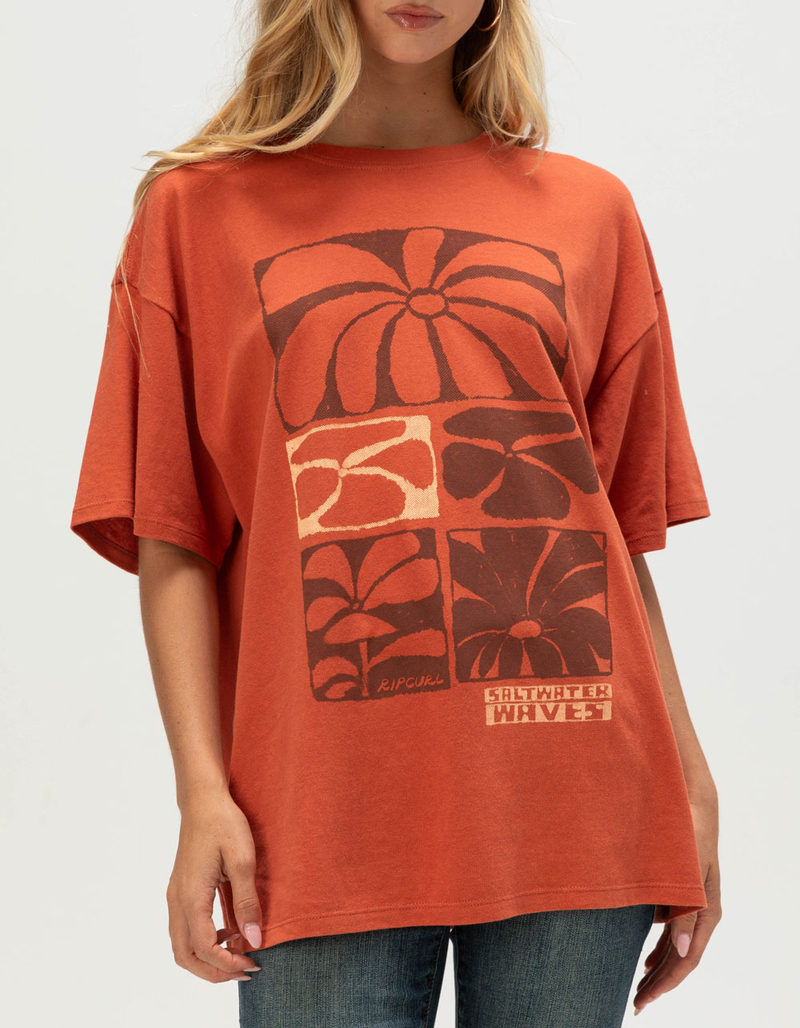 RIP CURL Oceanic Heritage Womens Oversized Tee image number 3