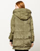 CI SONO Sherpa Hooded Olive Womens Parka image number 3