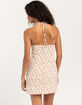 FULL TILT Halter Texture Womens Bodycon Dress image number 4