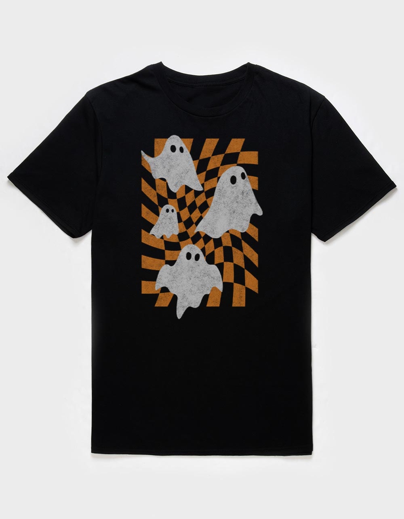 GHOST Checkers Distressed Unisex Tee image number 0
