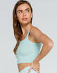 RSQ Seamless Ribbed Light Blue Cami image number 2