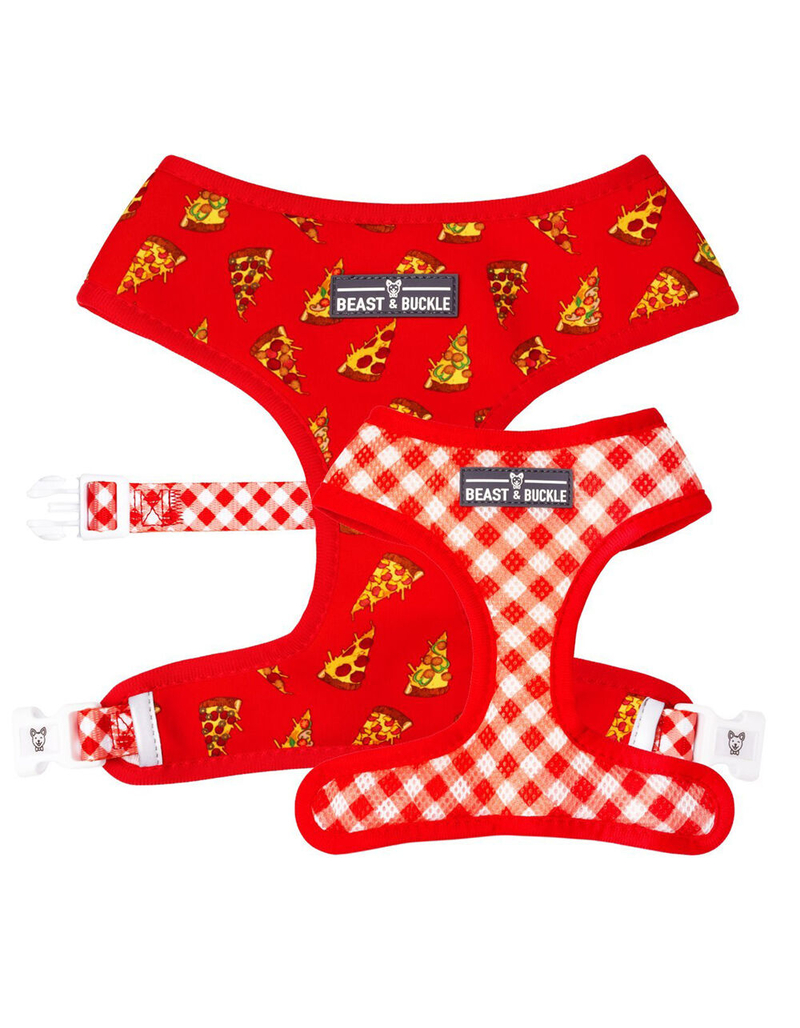 BEAST & BUCKLE Pizza Reversible Dog Harness image number 0