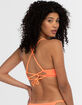 DAMSEL X-Back Mini Ruffle Triangle Bikini Top image number 2