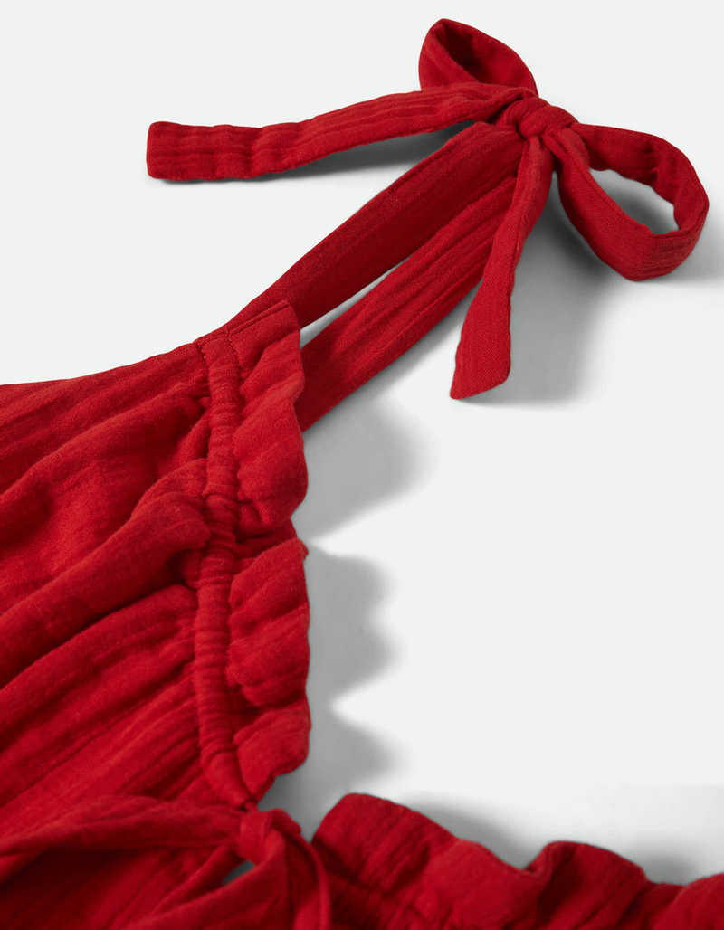 BRIXTON The Tie Womens Midi Dress image number 2