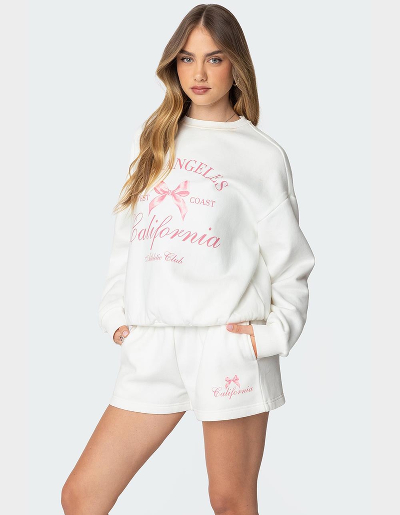 EDIKTED Cali Bow Sweatshirt image number 2