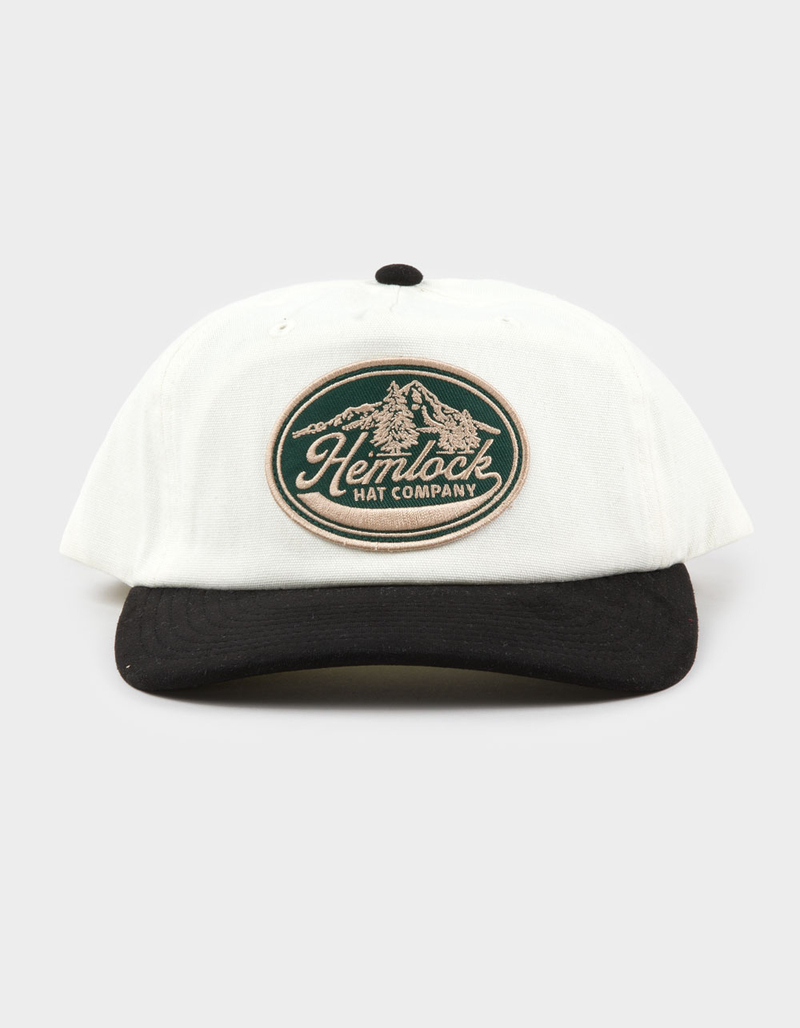 HEMLOCK HAT CO. Alpine 5 Panel Snapback Hat image number 1