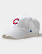 47 BRAND Chicago Cubs White Strapback Hat image number 1