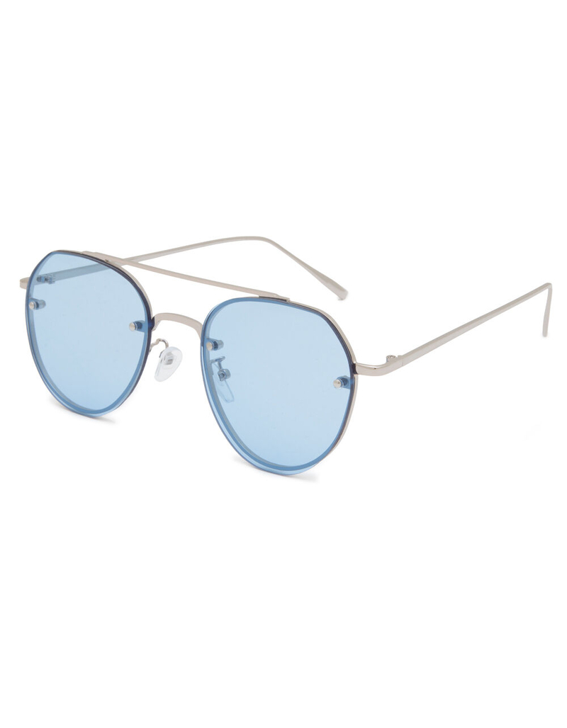 FULL TILT Rin Blue Aviator Sunglasses image number 0