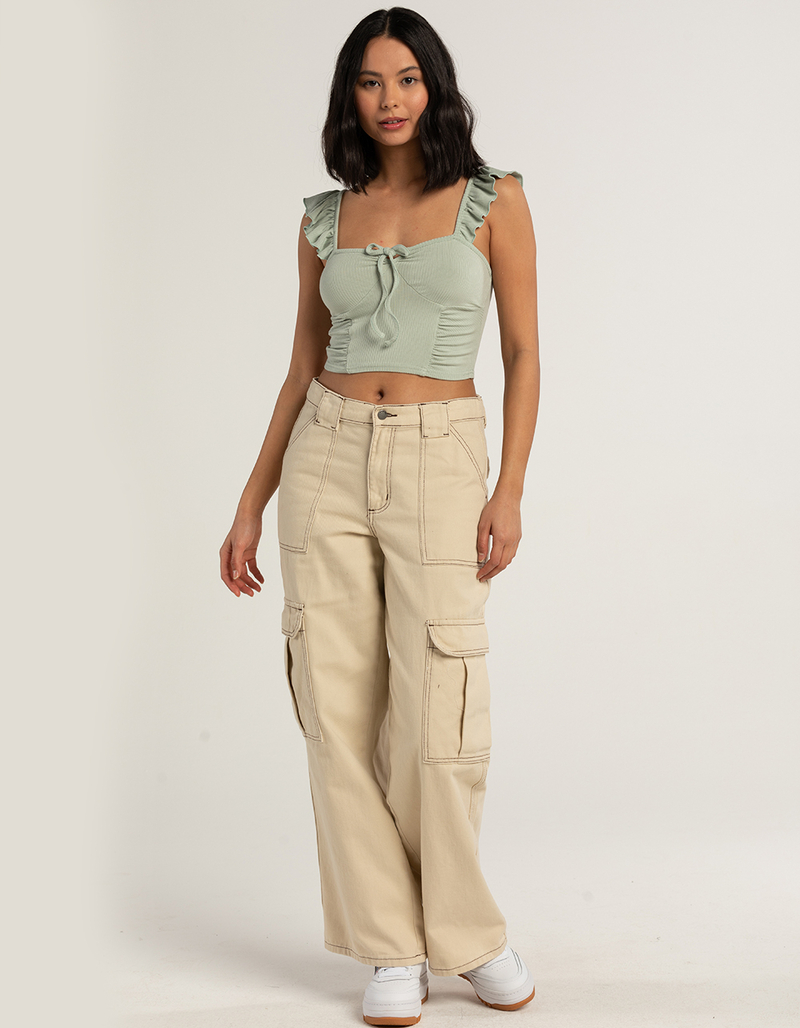 RSQ Womens Flutter Sleeve Cami image number 3