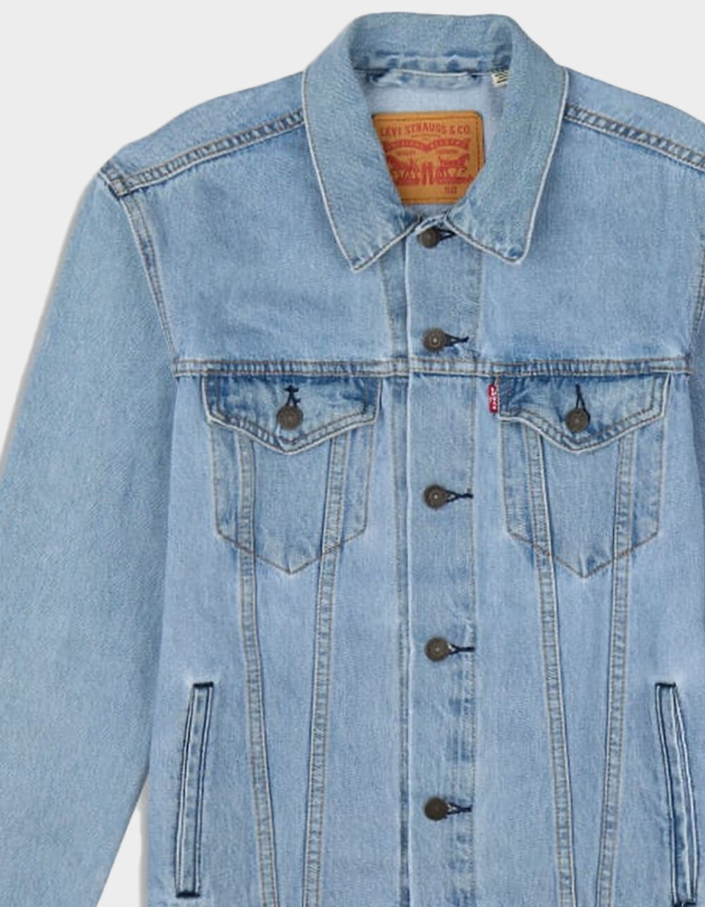 LEVI'S Mens Trucker Jacket - Light Stonewash - LT STONE - L | Tillys