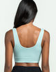 FULL TILT Low Scoop Dusty Blue Bralette image number 3