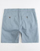 CHARLES AND A HALF Lincoln Stretch Crystal Blue Mens Shorts image number 2
