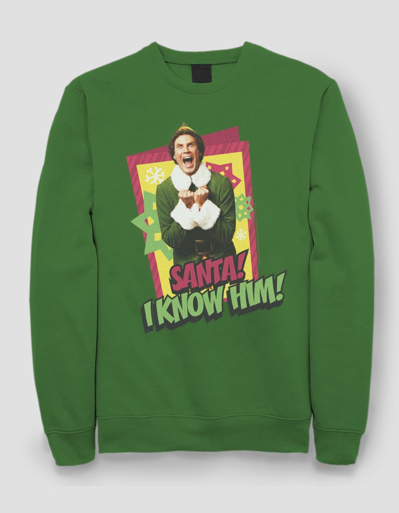ELF Know Santa Unisex Crewneck Sweatshirt image number 0