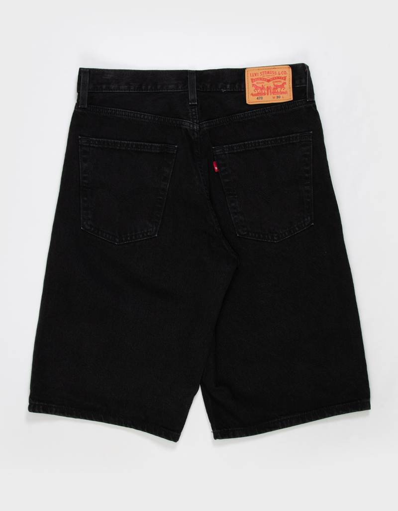 LEVI'S 470 Mens Baggy Shorts - Just Tonight image number 1