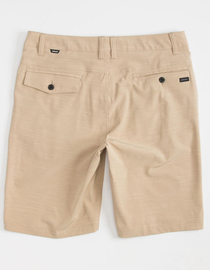RIP CURL Jackson Boardwalks Mens Khaki Hybrid Shorts image number 4