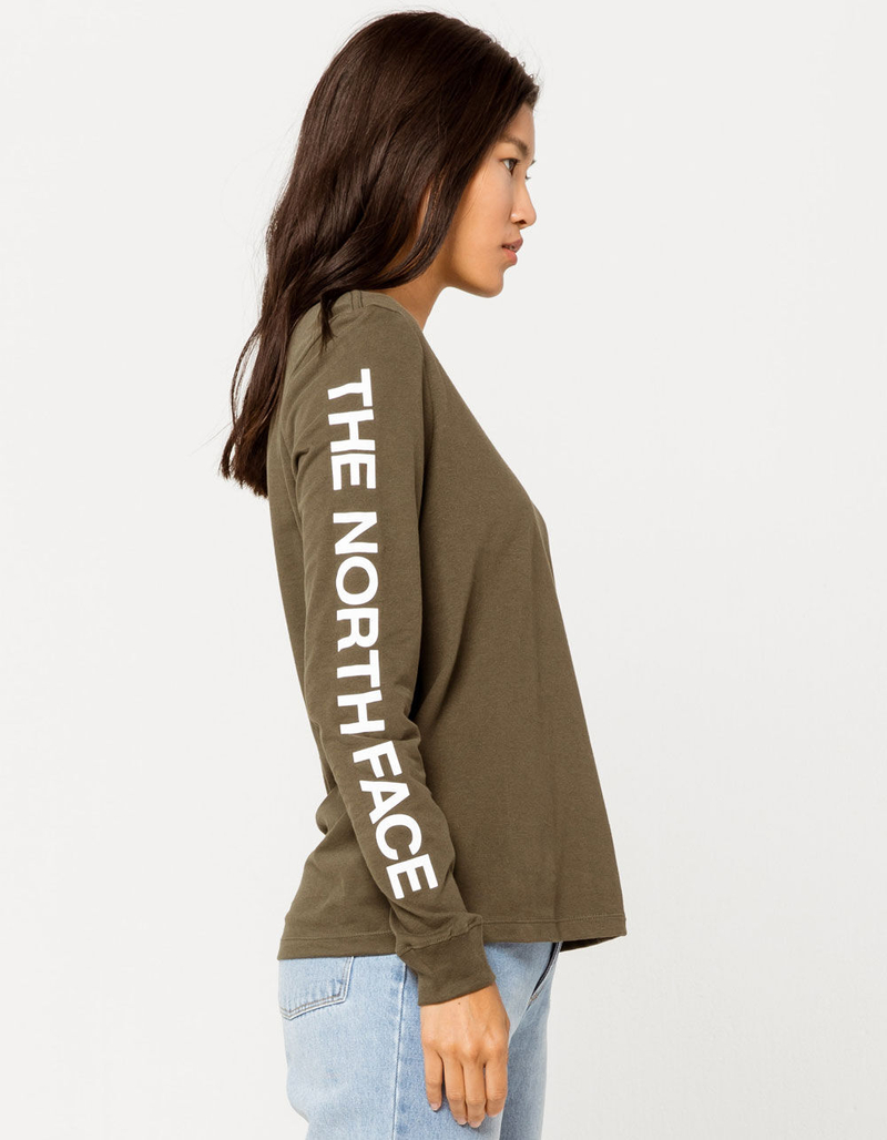 THE NORTH FACE Brand Proud Olive Womens Tee image number 1