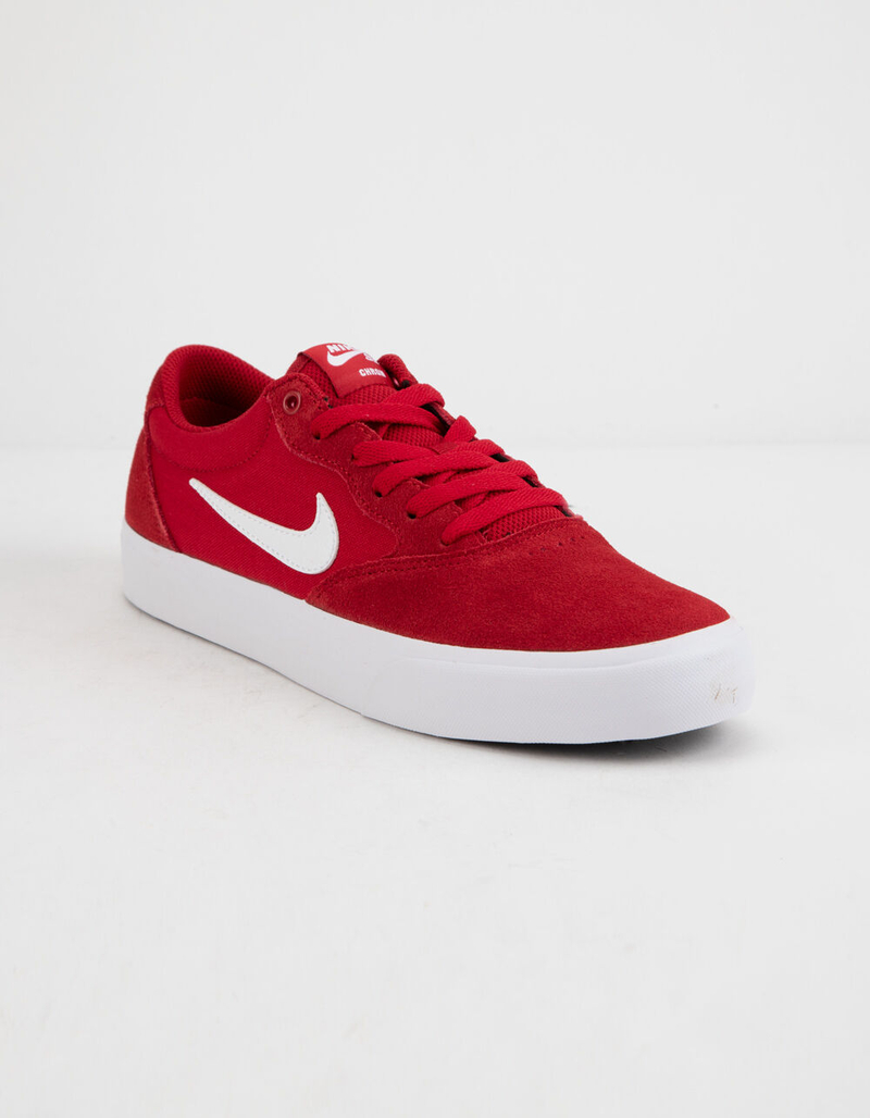 NIKE SB Chron SLR Gym Red & White Shoes image number 1