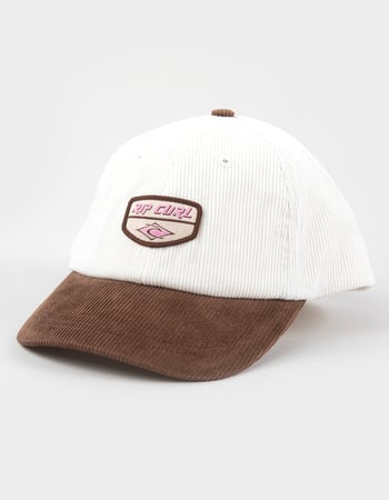 RIP CURL Icons Womens Corduroy Strapback Hat RIP CURL Icons Womens Corduroy Strapback Hat Primary Image