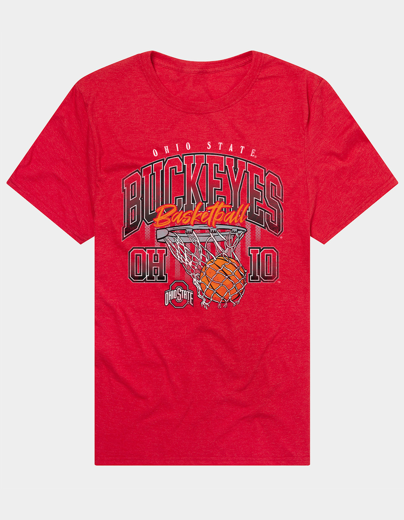 THE OHIO STATE UNIVERSITY Buckeyes 90's Basketball Hoop Mens Tee image number 0