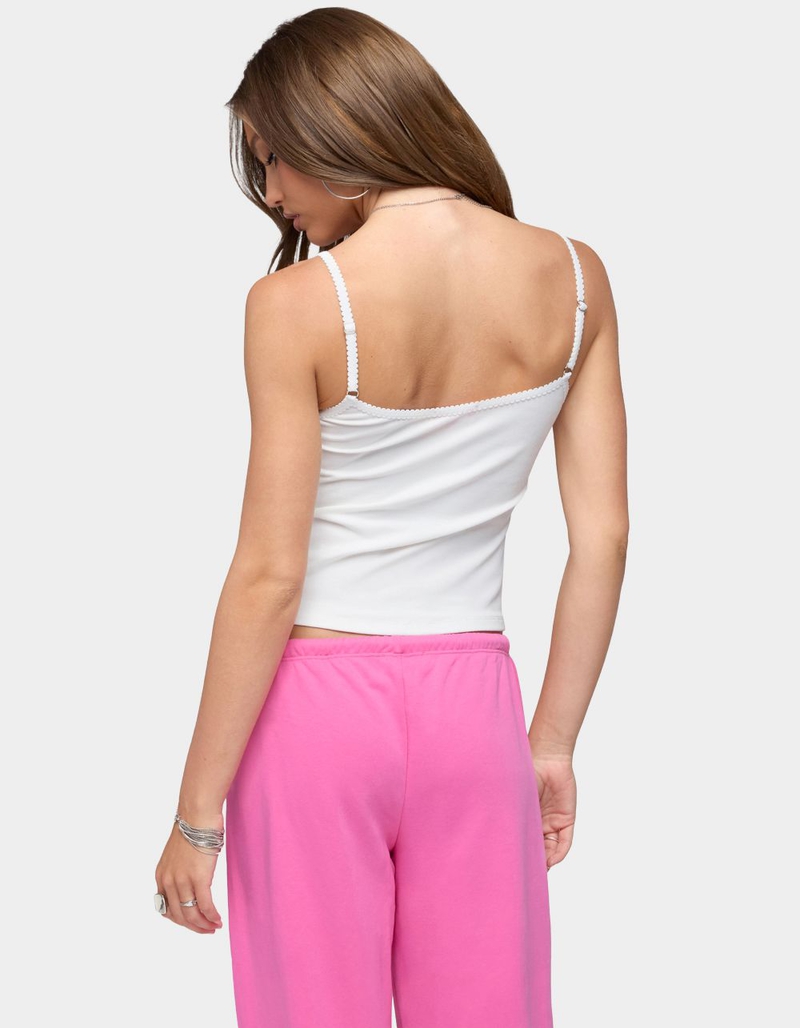 EDIKTED Shish Lacey Tank Top image number 2