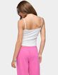 EDIKTED Shish Lacey Tank Top image number 3