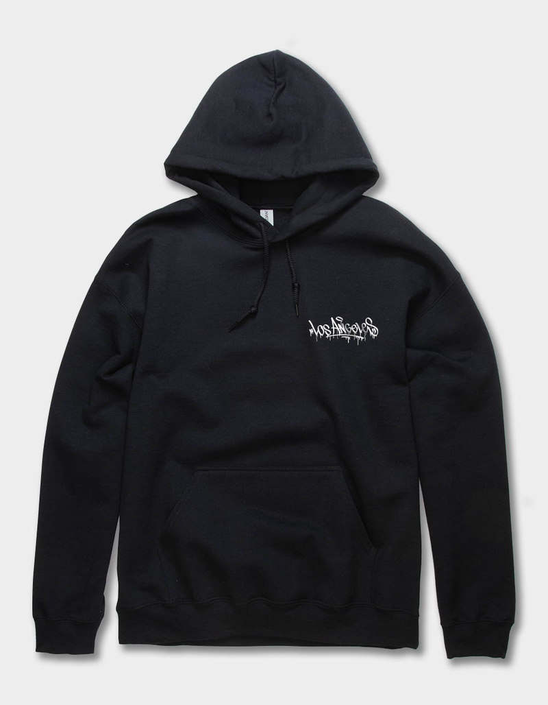 LOS ANGELES Graffiti  Sky Unisex Hoodie image number 1