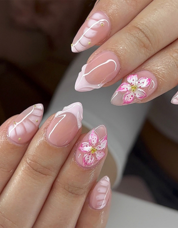 NEVER HAVE I EVER Bloomy Girl Press-On Nails Alternative Image