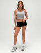HEART & HIPS Narrow Strap Womens Tank Top image number 2