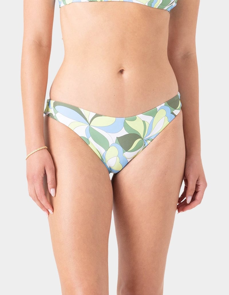 ROXY Surf Break Shirred Hipster Cheeky Womens Bikini Bottoms image number 0