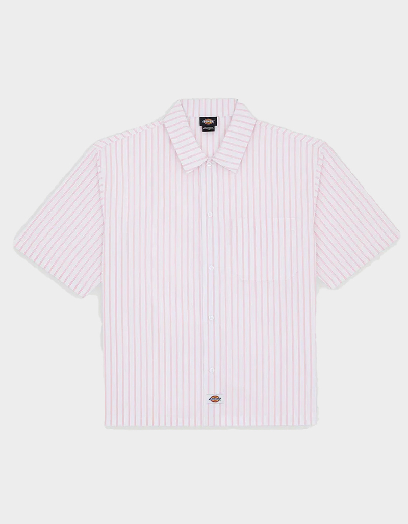 DICKIES Venedocia Striped Mens Button Up Shirt image number 0