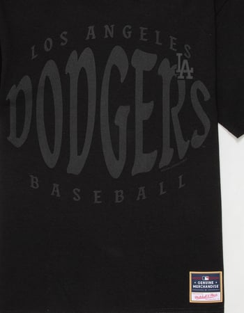 MITCHELL & NESS Los Angeles Dodgers Warp Mens Tee Alternative Image