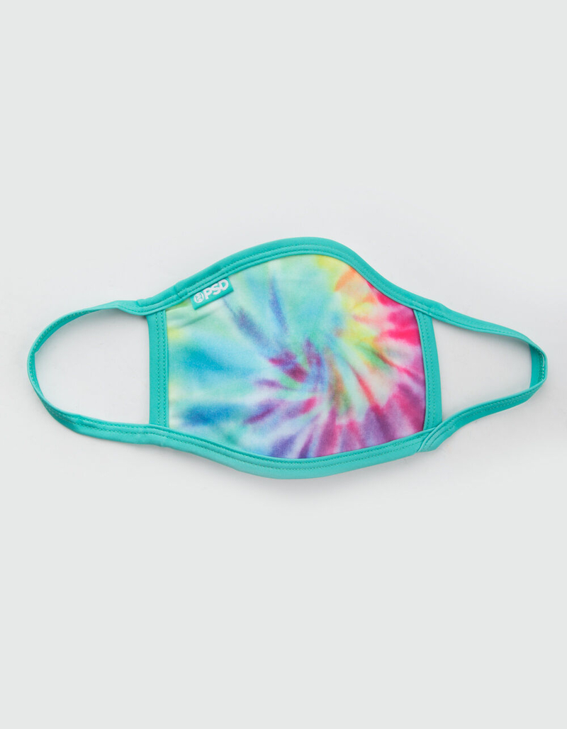 PSD Aqua Tie Dye Fashion Face Mask image number 0