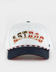 47 BRAND Houston Astros Flag Script '47 Hitch Snapback Hat image number 2