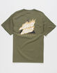SANTA CRUZ Flamed Not A Dot Mens Tee image number 1