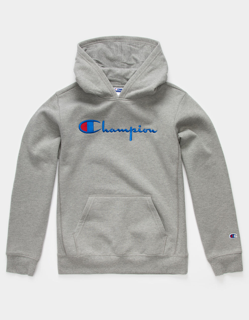 CHAMPION Vintage Script Embroidered Boys Hoodie image number 0