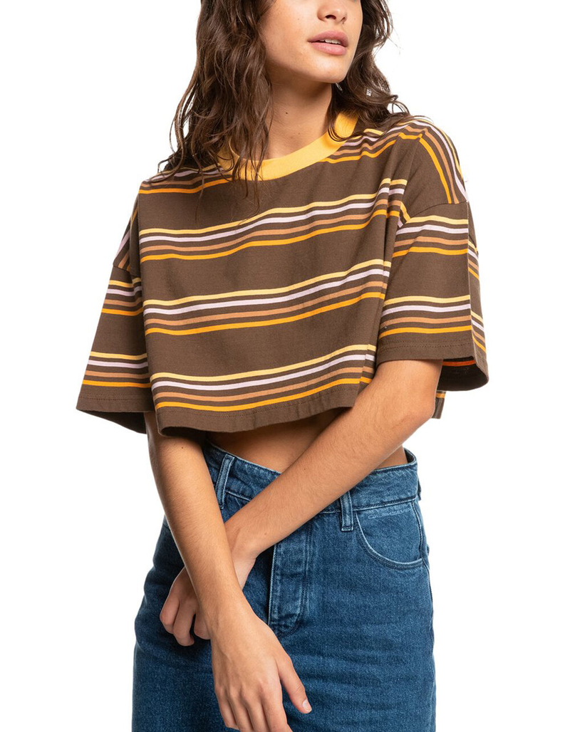 QUIKSILVER Womens Road Song Crop Tee image number 2