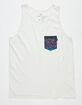 RIP CURL Rock Pile Heritage Mens Pocket Tank Top image number 1