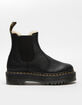 DR. MARTENS 2976 Quad Fur Womens Platform Chelsea Boots image number 2