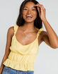 LUMIERE Ruffle Strap Womens Cami image number 1