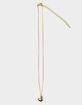 DO EVERYTHING IN LOVE 14K Gold Dipped J Initial Bubble Necklace image number 1