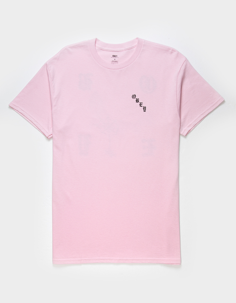 OBEY Spider Rose Mens Tee PINK Tillys